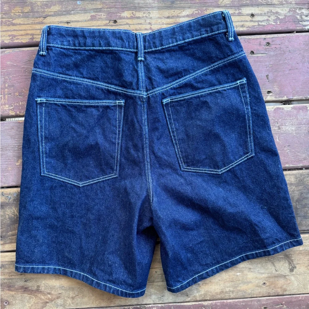 ASOS DESIGN Dark Indigo Denim Shorts